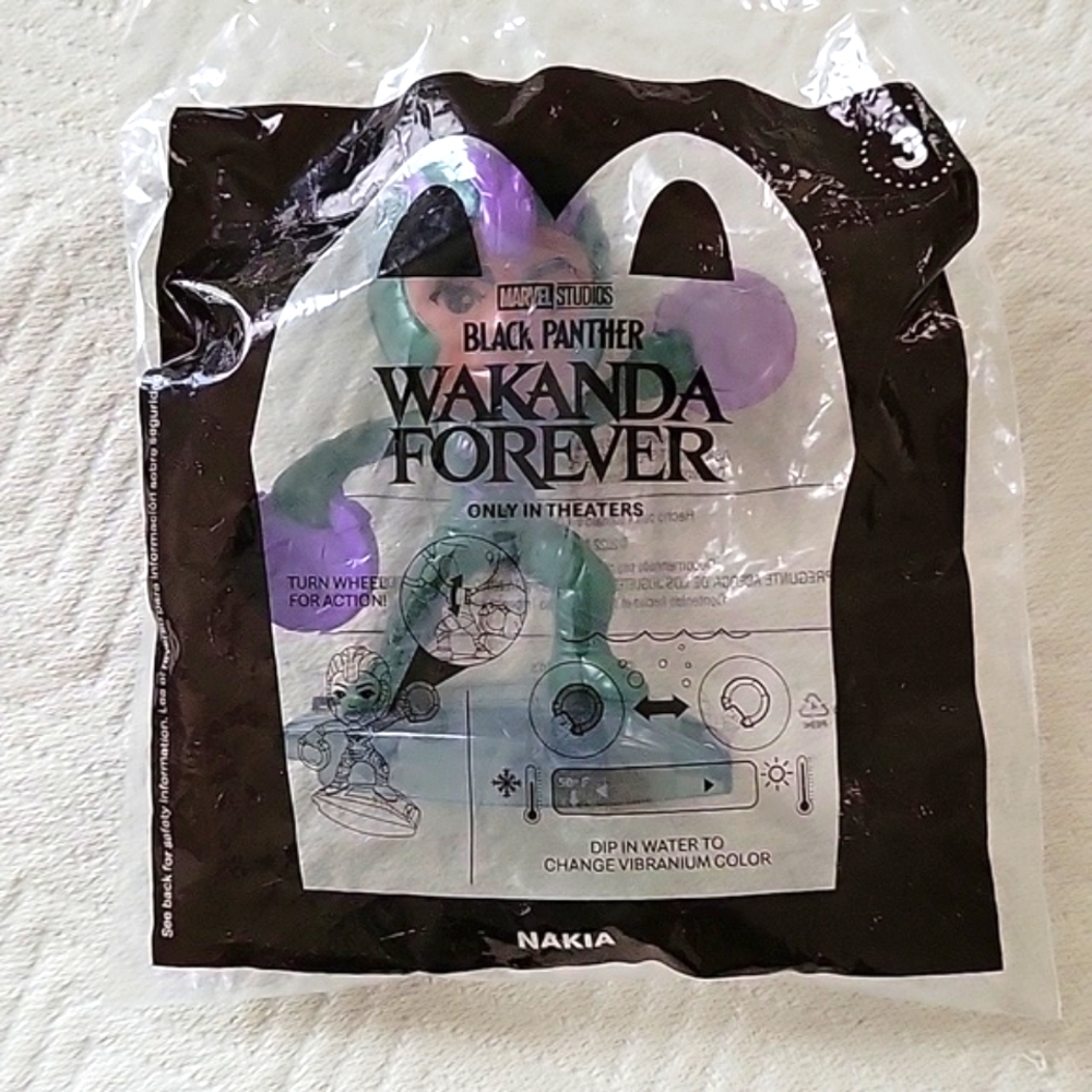 Black Panther Wakanda Forever Nakia McDonalds Toy